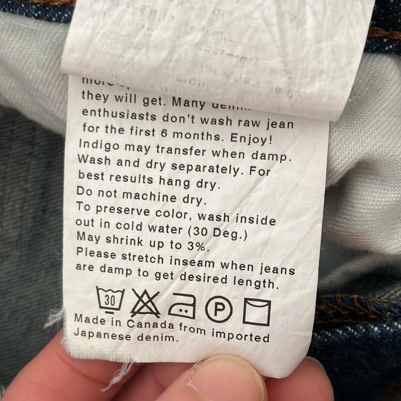 Y2k NAKED & FAMOUS THE STRAIGHT MID WAIST WOMEN’S JEANS SIZE 27/26 - Picture 5 of 12